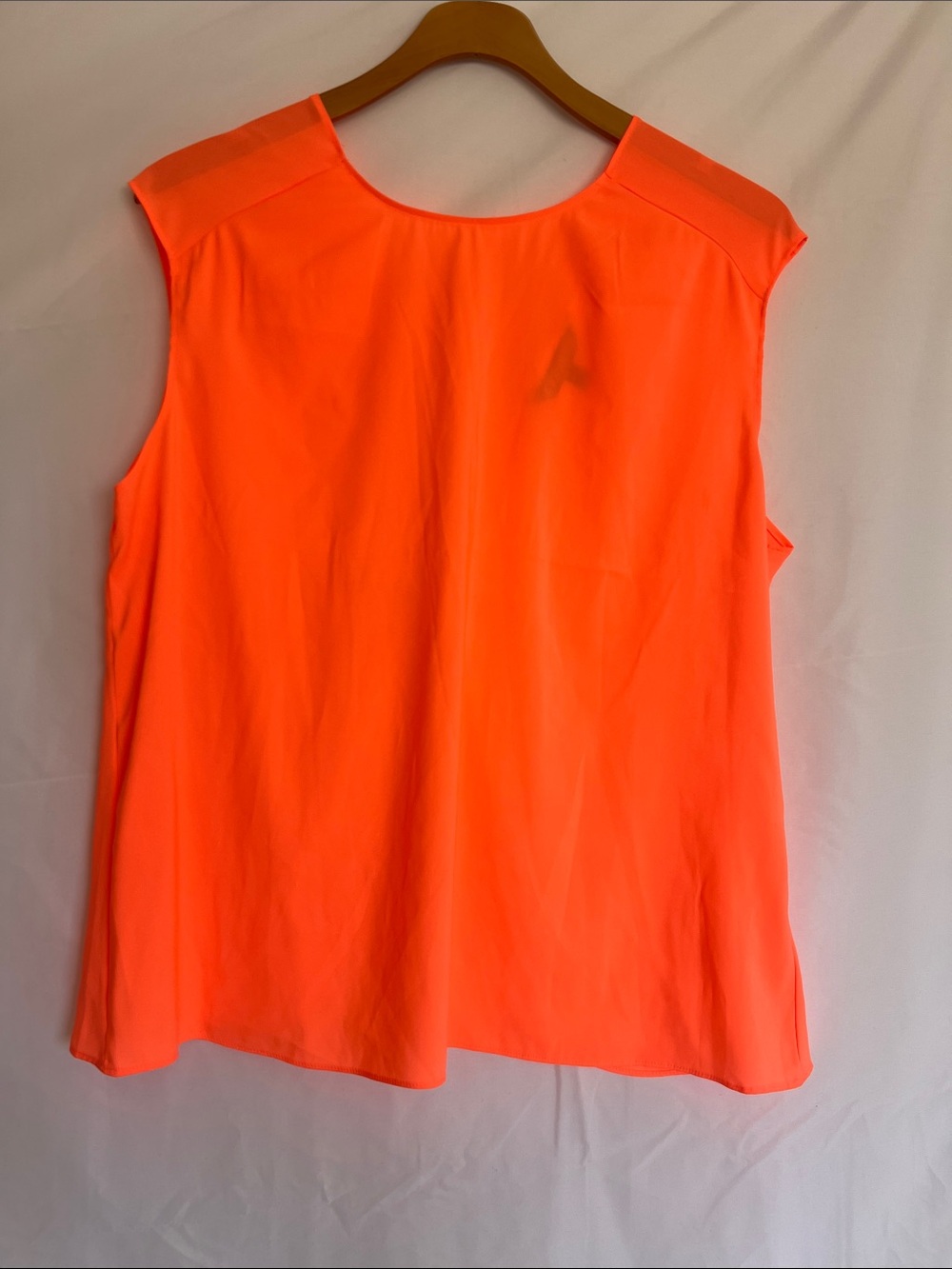 Express Bright Orange Sleeveless Tank Top